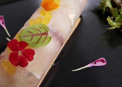 Cannelloni de poissons du lac au féra fumé