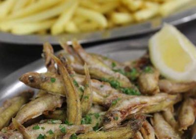 Friture de perches lac du Bourget