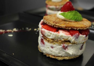 Mille-feuilles aux fruits rouges