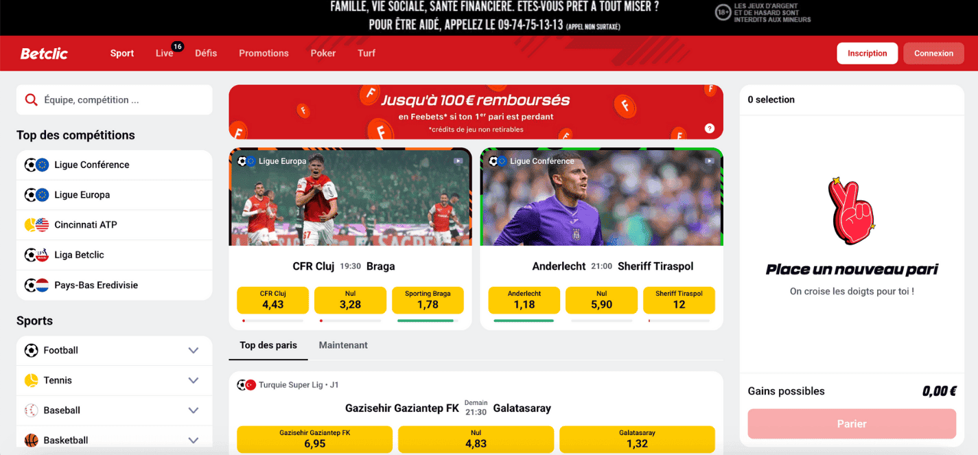 Betclic casino en ligne
